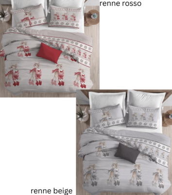 PARURE COPRIPIUMINO FLANELLA 2P PENSIERI DELICATI Tellini S.r.l. Ingrosso Abbigliamento